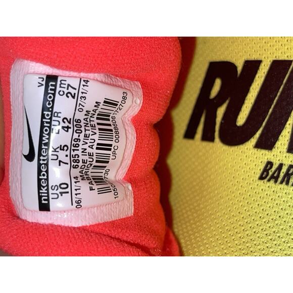 Nike Free 5.0 H2O Repel Women's Size 10 Pink/Grey Running Shoe's 685169-006 - Picture 8 of 8